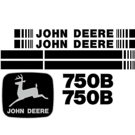 Aftermarket Decal Set JD750BNSDECALSET